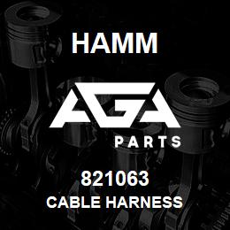 821063 Hamm CABLE HARNESS | AGA Parts