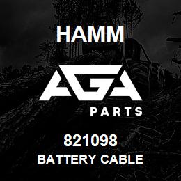 821098 Hamm BATTERY CABLE | AGA Parts