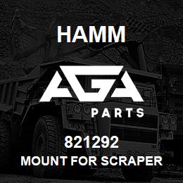 821292 Hamm MOUNT FOR SCRAPER | AGA Parts