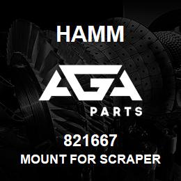 821667 Hamm MOUNT FOR SCRAPER | AGA Parts