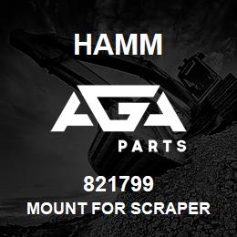 821799 Hamm MOUNT FOR SCRAPER | AGA Parts