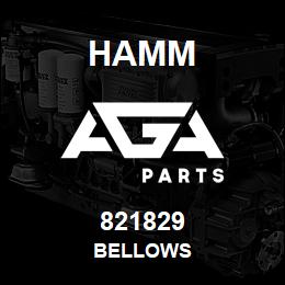 821829 Hamm BELLOWS | AGA Parts