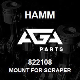 822108 Hamm MOUNT FOR SCRAPER | AGA Parts