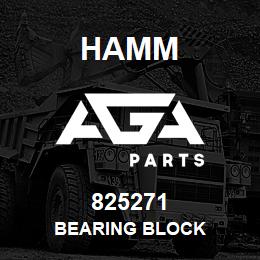 825271 Hamm BEARING BLOCK | AGA Parts