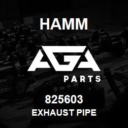 825603 Hamm EXHAUST PIPE | AGA Parts