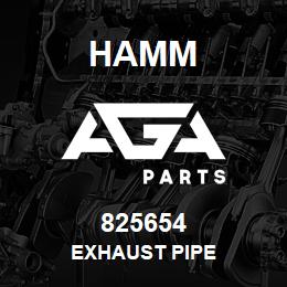 825654 Hamm EXHAUST PIPE | AGA Parts