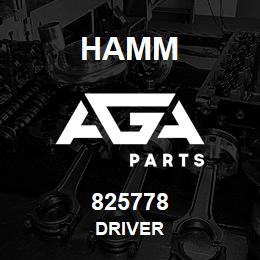 825778 Hamm DRIVER | AGA Parts