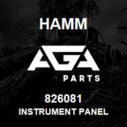 826081 Hamm INSTRUMENT PANEL | AGA Parts