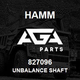 827096 Hamm UNBALANCE SHAFT | AGA Parts