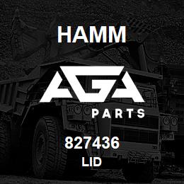 827436 Hamm LID | AGA Parts