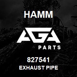 827541 Hamm EXHAUST PIPE | AGA Parts