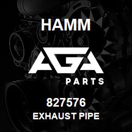 827576 Hamm EXHAUST PIPE | AGA Parts