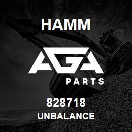 828718 Hamm UNBALANCE | AGA Parts