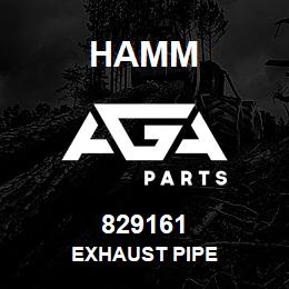 829161 Hamm EXHAUST PIPE | AGA Parts