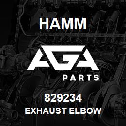 829234 Hamm EXHAUST ELBOW | AGA Parts