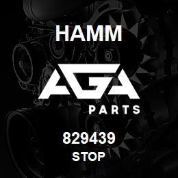 829439 Hamm STOP | AGA Parts