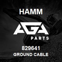 829641 Hamm GROUND CABLE | AGA Parts