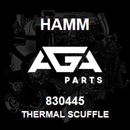 830445 Hamm THERMAL SCUFFLE | AGA Parts