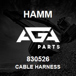 830526 Hamm CABLE HARNESS | AGA Parts