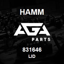 831646 Hamm LID | AGA Parts