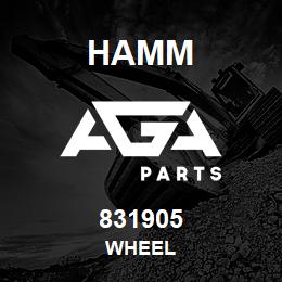 831905 Hamm WHEEL | AGA Parts