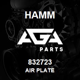 832723 Hamm AIR PLATE | AGA Parts