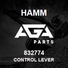 832774 Hamm CONTROL LEVER | AGA Parts