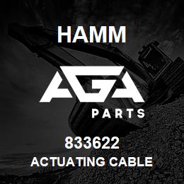 833622 Hamm ACTUATING CABLE | AGA Parts