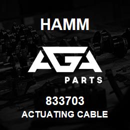 833703 Hamm ACTUATING CABLE | AGA Parts