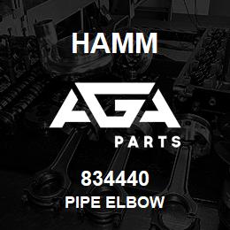 834440 Hamm PIPE ELBOW | AGA Parts