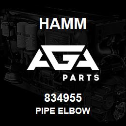 834955 Hamm PIPE ELBOW | AGA Parts