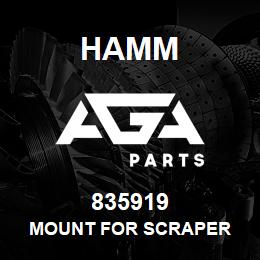 835919 Hamm MOUNT FOR SCRAPER | AGA Parts