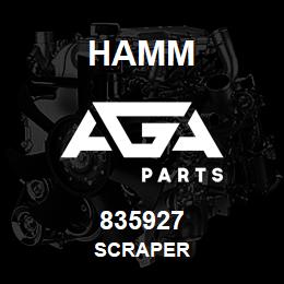 835927 Hamm SCRAPER | AGA Parts