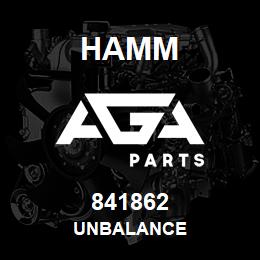 841862 Hamm UNBALANCE | AGA Parts