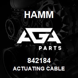 842184 Hamm ACTUATING CABLE | AGA Parts