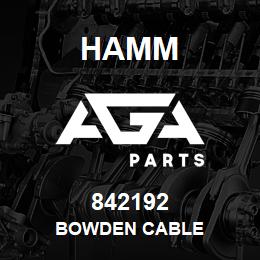 842192 Hamm BOWDEN CABLE | AGA Parts