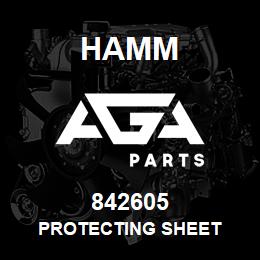 842605 Hamm PROTECTING SHEET | AGA Parts