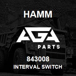 843008 Hamm INTERVAL SWITCH | AGA Parts