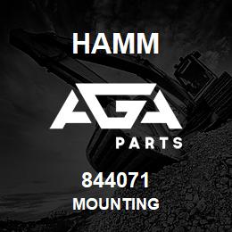 844071 Hamm MOUNTING | AGA Parts