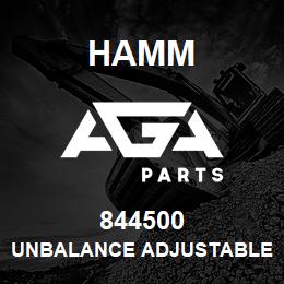 844500 Hamm UNBALANCE ADJUSTABLE | AGA Parts