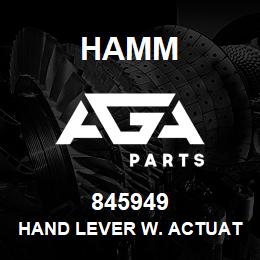 845949 Hamm HAND LEVER W. ACTUATING CABLE | AGA Parts