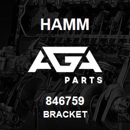 846759 Hamm BRACKET | AGA Parts