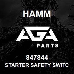 847844 Hamm STARTER SAFETY SWITCH | AGA Parts