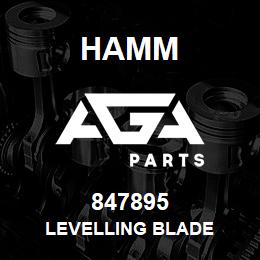 847895 Hamm LEVELLING BLADE | AGA Parts