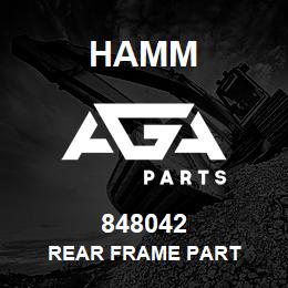 848042 Hamm REAR FRAME PART | AGA Parts