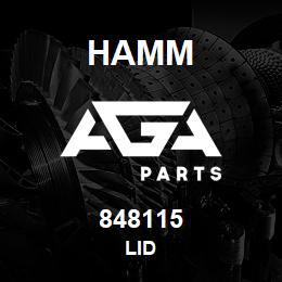 848115 Hamm LID | AGA Parts