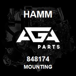 848174 Hamm MOUNTING | AGA Parts