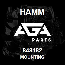 848182 Hamm MOUNTING | AGA Parts