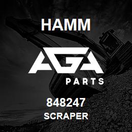 848247 Hamm SCRAPER | AGA Parts