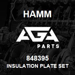 848395 Hamm INSULATION PLATE SET | AGA Parts